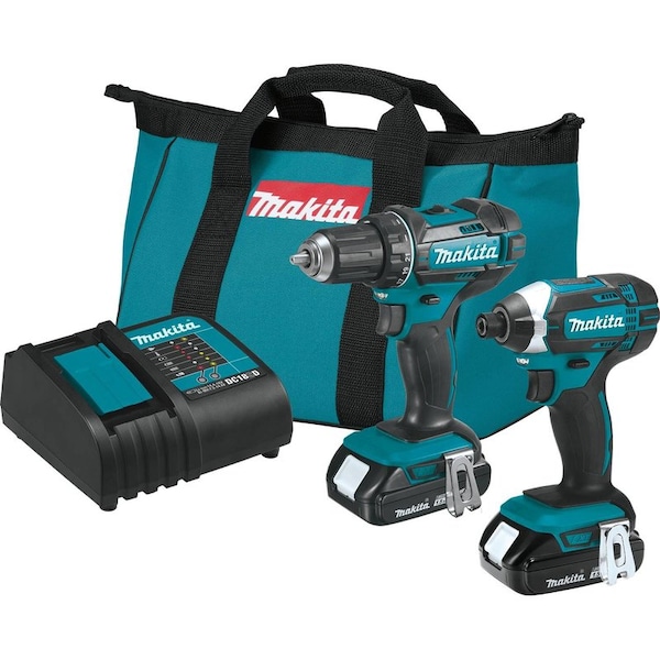Makita Makita 18V LXT Cordless Brushed 2 Tool Combo Kit CT225SYX - main